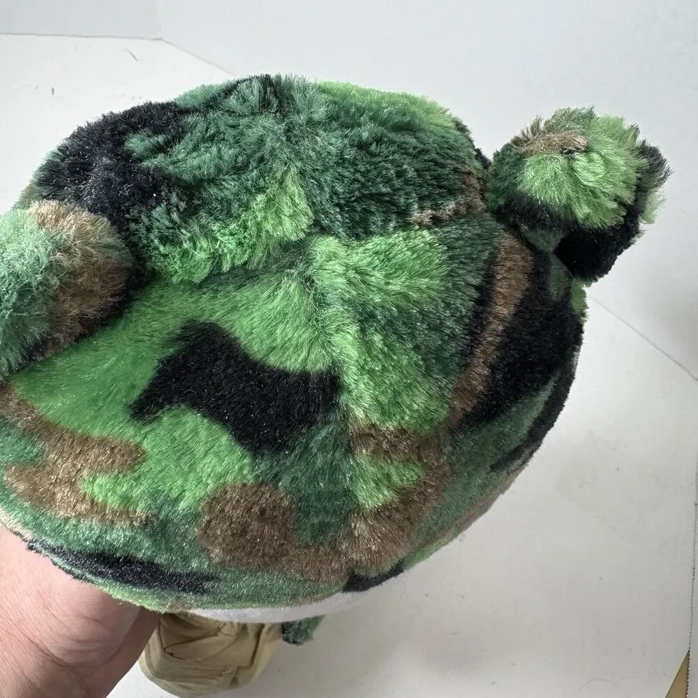 Build A Bear Camo Plush Bear With Shirt & Shorts 16